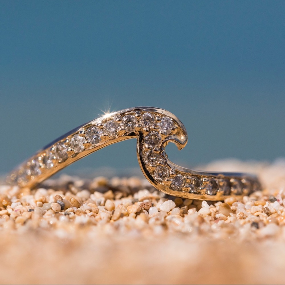 Diamond Wave Ring